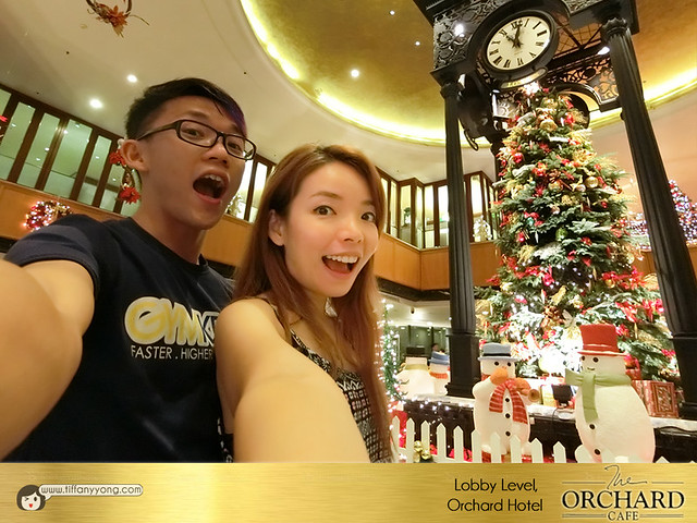 Hotel Christmas buffet Orchard Hotel Orchard Cafe Peps Goh Tiffany Yong