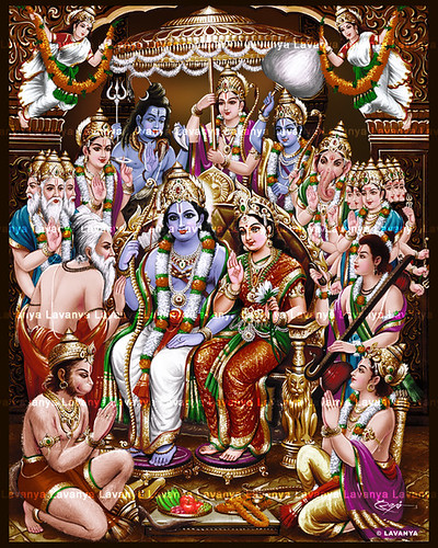 Ramayanam - A twisted version: 389. Sri Rama pattabhishekam.