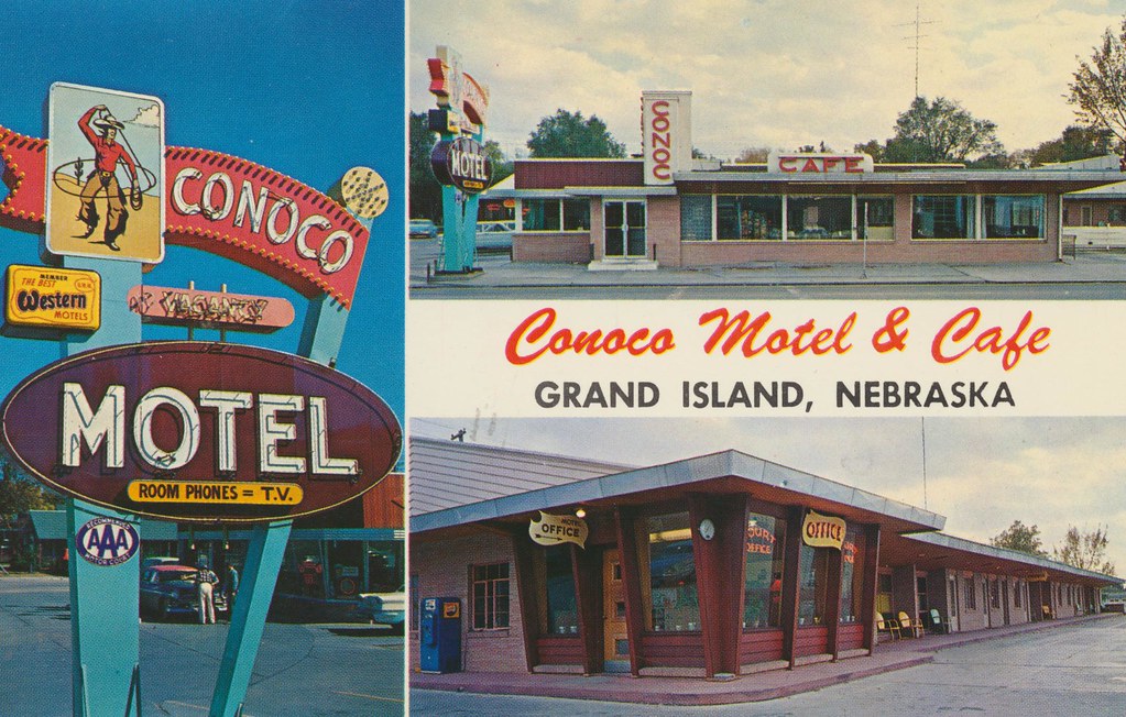 Conoco Motel, Cafe & Service Station - Grand Island, Nebraska