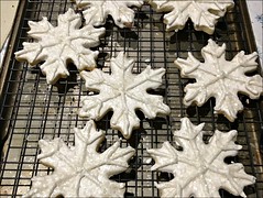 Sugar cookie snowflakes