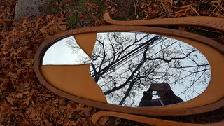 Self portrait with discarded mirror
