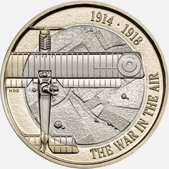 2017 First World War Aviation £2 coin