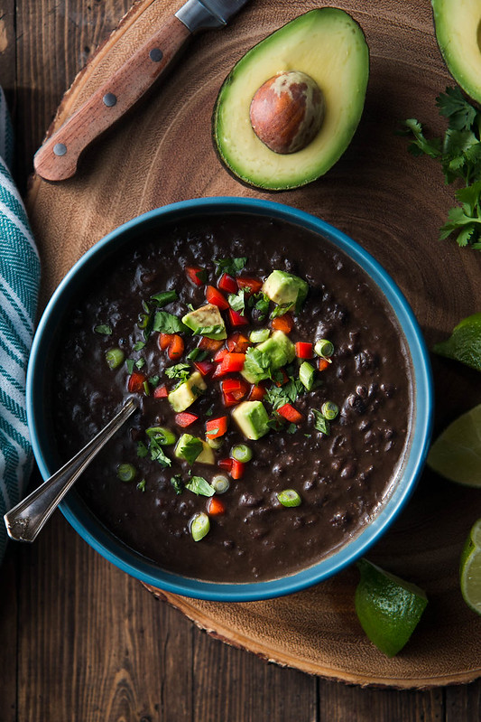 Spicy Black Bean Soup (vegan, gluten-free) | Will Cook For Friends