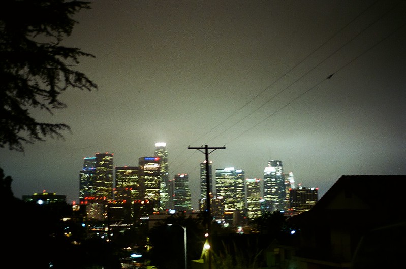 L.A at night