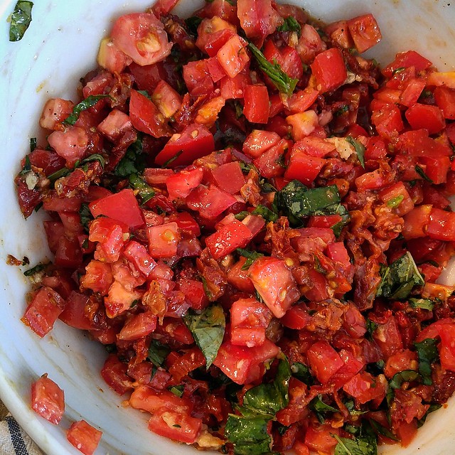 Two-Tomato Bruschetta