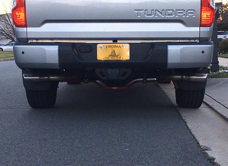 TRD Dual Exhaust crooked? - TundraTalk.net - Toyota Tundra Discussion Forum