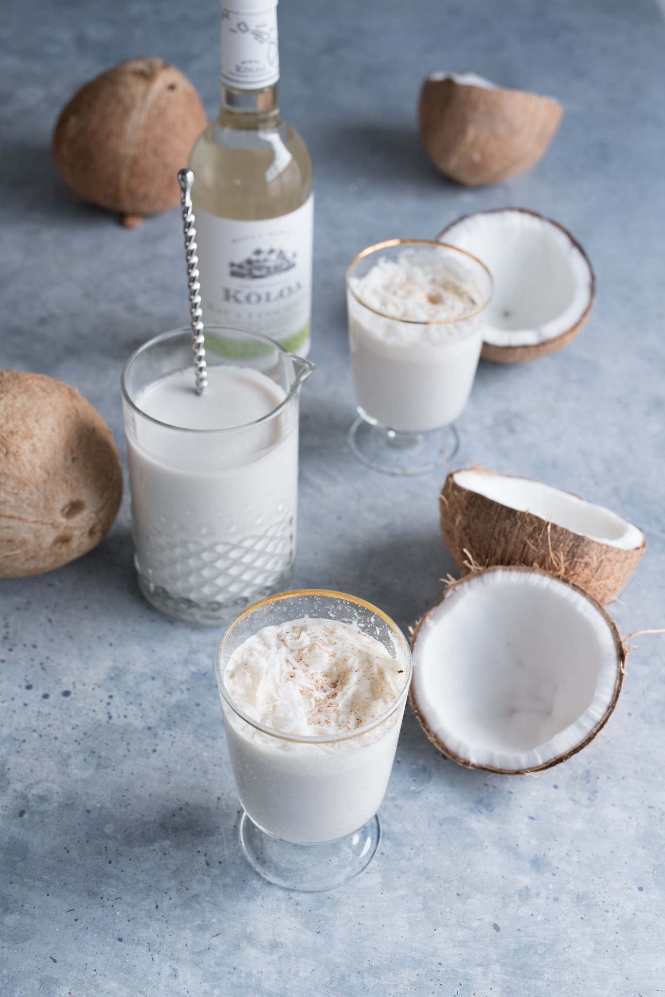 Coconut Rum Milk Punch www.pineappleandcoconut.com #Drinkmas