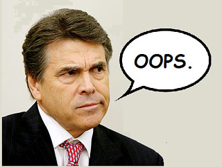 Rick Perry Named Secretary of 'Oops'