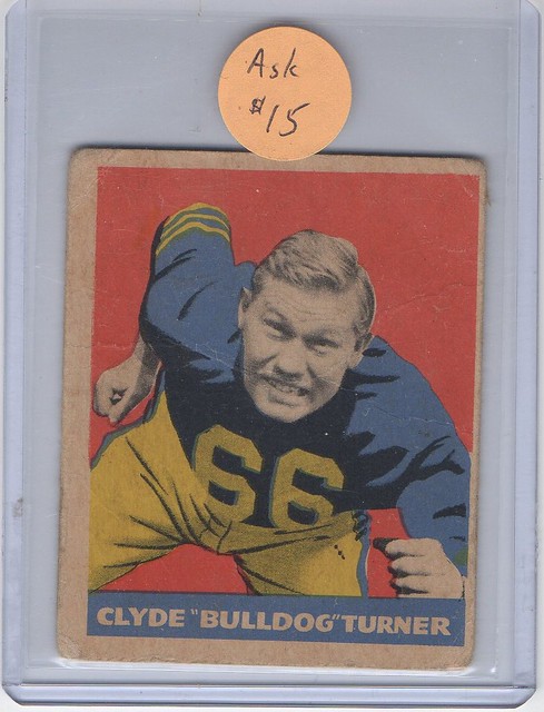 1949 Leaf #150 Bulldog Turner (front)