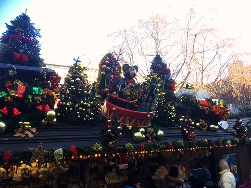Stuttgart Christmas market: decorated stand