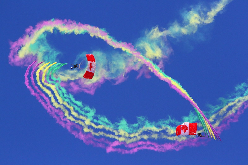 IMG_7711 Canadian SkyHawks Parachute Team, March Field Airfest