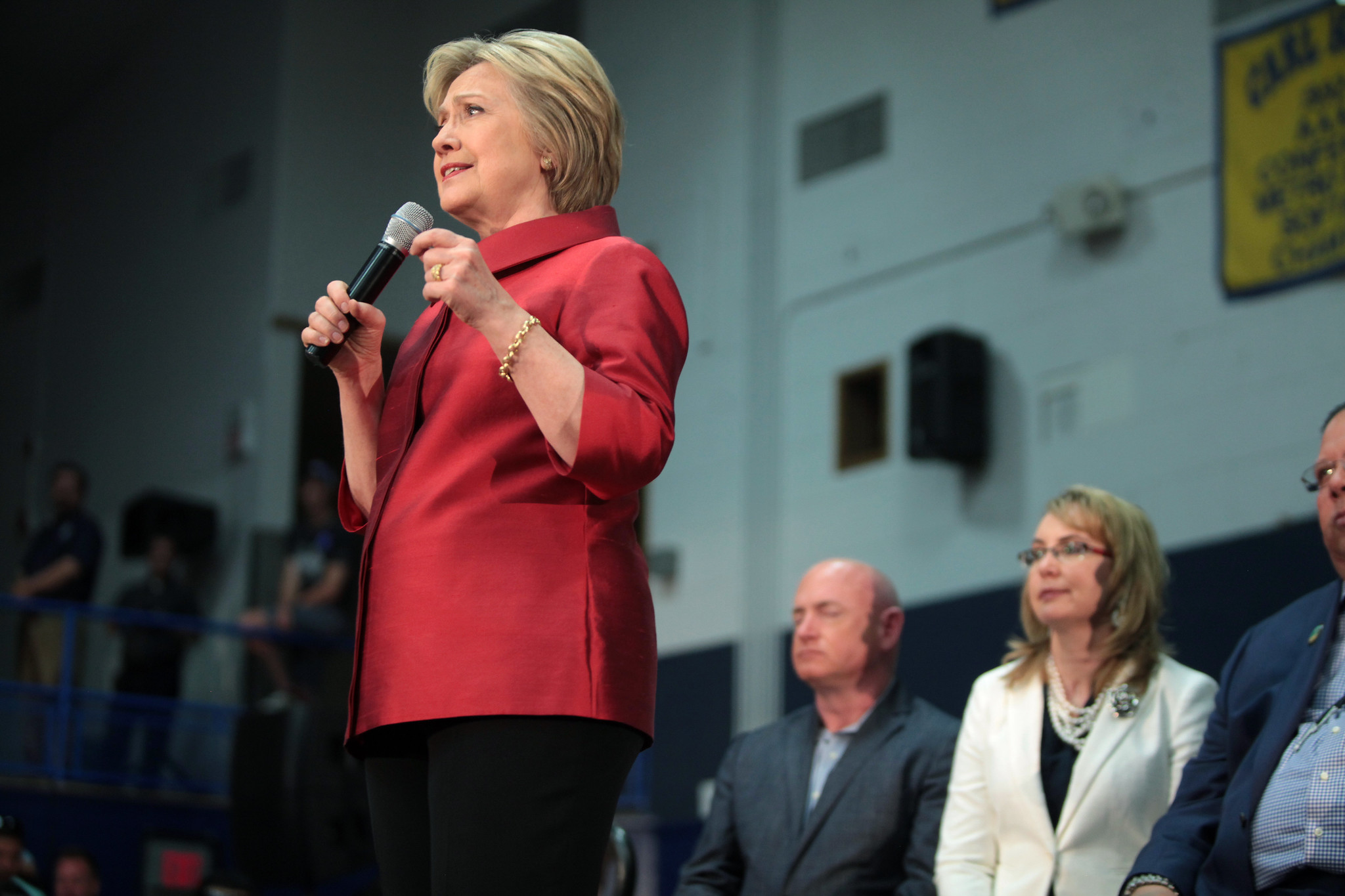 Hillary Clinton, Gabrielle Giffords & Mark Kelly
