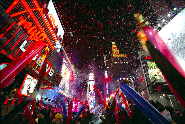 Times Square on New Year's
