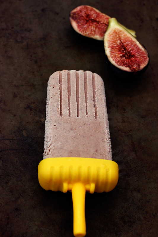 Roasted Balsamic Fig Popsicles - {Dairy-free w/Vegan Option}
