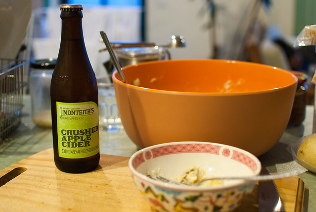 Monteith's Crushed Apple Cider (with potato salad!)