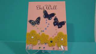 Get Well Butterfly Card