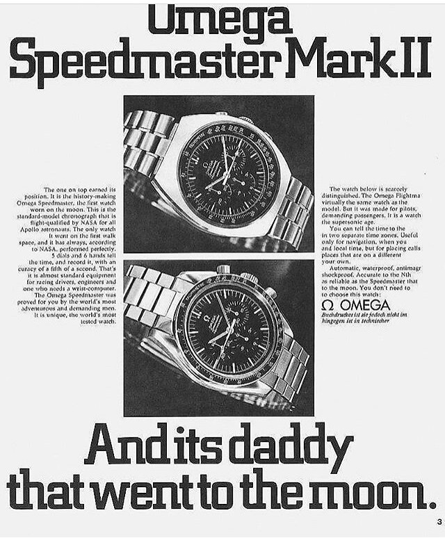 [1969-75] ST 145.014 - Omega Speedmaster mark II, "the eagle could have landed" 30729308735_08eae8473c_b