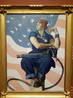 Norman Rockwell, Rosie the Riveter. Crystal Bridges Museum, Arkansas