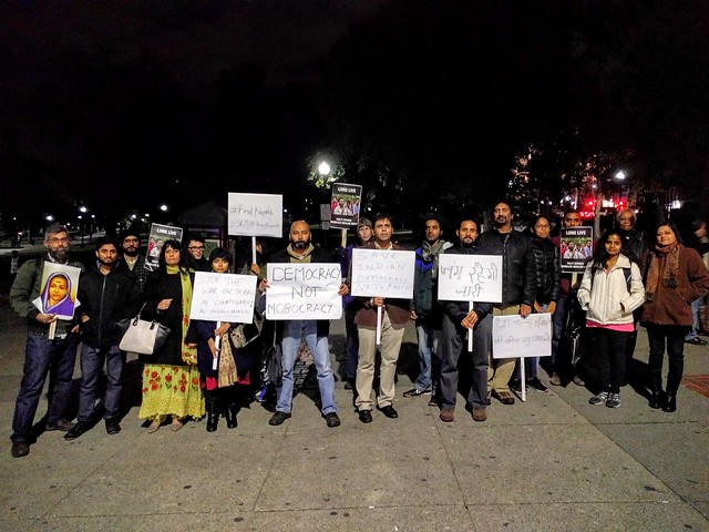 Bhopal Encounter protest in Boston