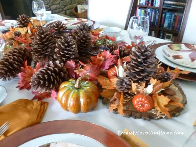 Rustic Autumn Tablescape ~ From My Carolina Home
