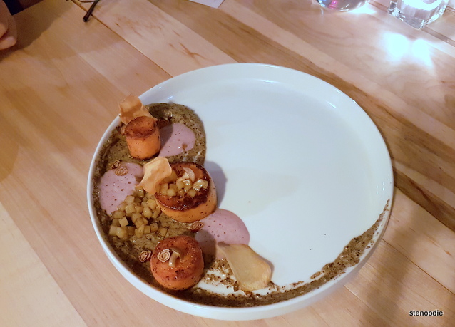 Yam, Asian sweet potato, portobello, shiitake, black mushroom, shimeji, truffle, dates