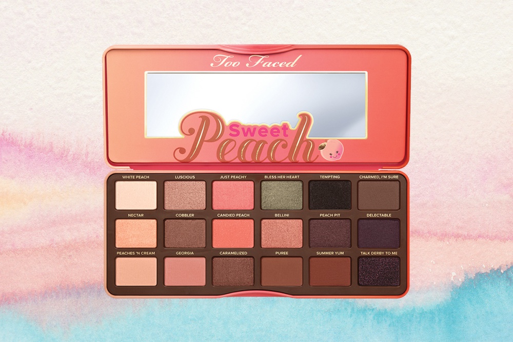 Too Faced Sweet Peach Eye Shadow Palette Swatches