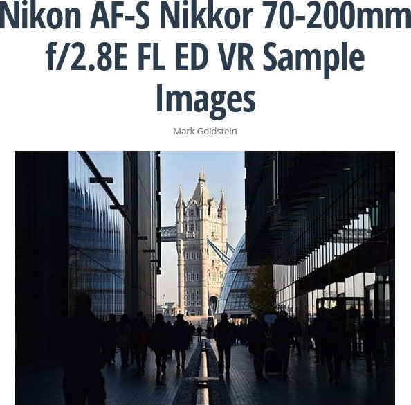 ニコン AF-S NIKKOR 70-200mm f/2.8E FL ED VR サンプル画像