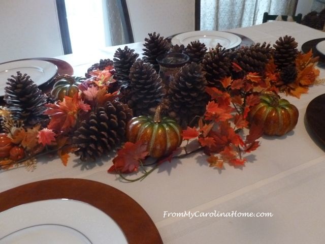Rustic Autumn Tablescape ~ From My Carolina Home