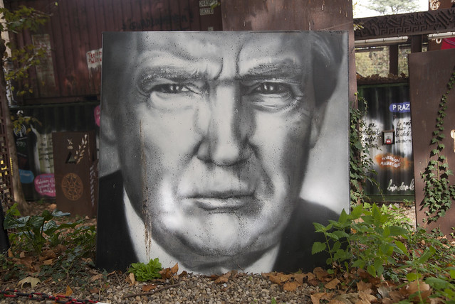 Donald Trump, painted portrait _DDC9075