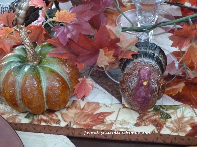 Thanksgiving Tablescape 2016 at From My Carolina Home