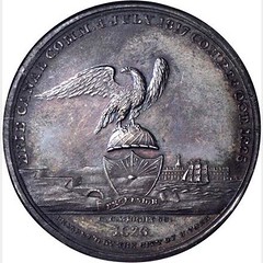 1826 Erie Canal Completion Medal reverse
