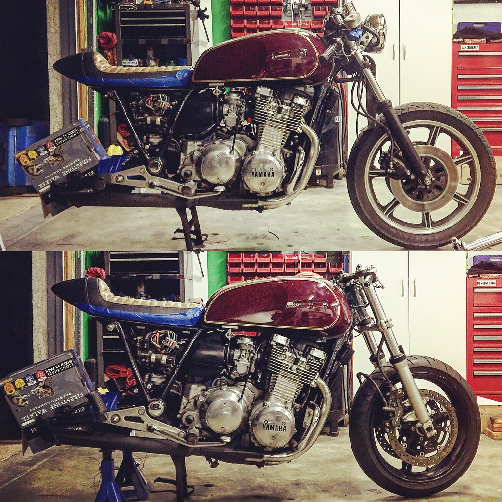 1980 yamaha xs1100 cafe racer