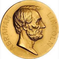 Abraham Lincoln dold medal obverse