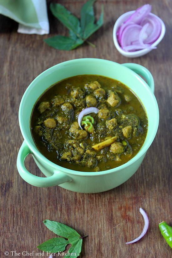 gongura soya cgunks curry