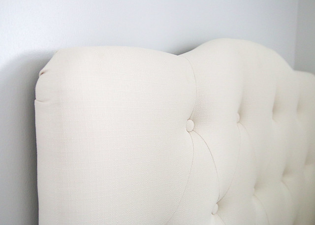 Upholstered Tufted Bed Headboard