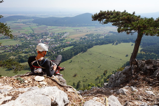 Hohe Wand – Coronablau, Tiroler Steig, Der Wegscheider 275m (7-) 20211009