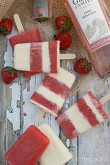 Strawberry Pink Moscato Ice Pops by Heather Schmitt-Gonzalez