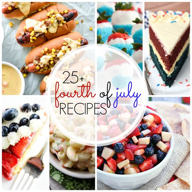 25+ 4th of July recipes collage.