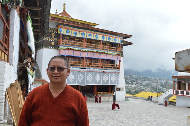 Lama Lobsang Gyatso at the Tawang Monastery.JPG