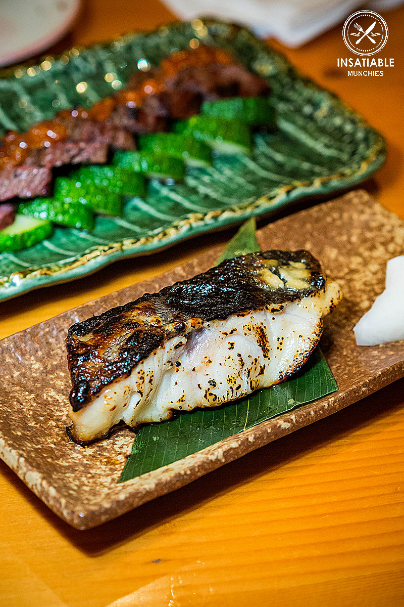 Charcoal Grilled Black Cod: En Toriciya, Crows Nest. Sydney Food Blog Review