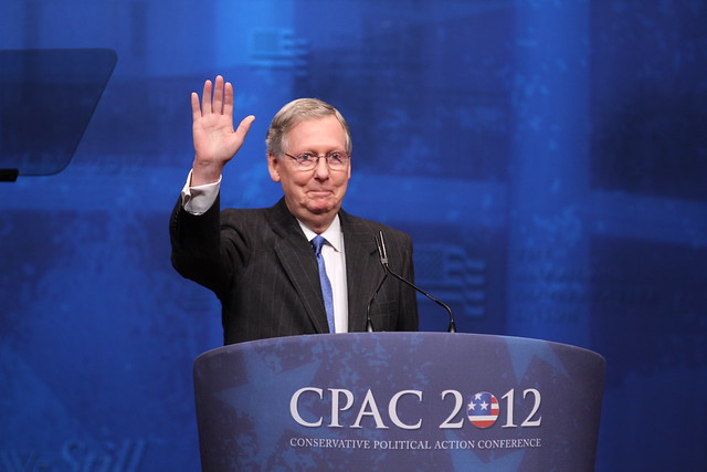 UNEDITED photo from CPAC 2012 Mitch McConnell