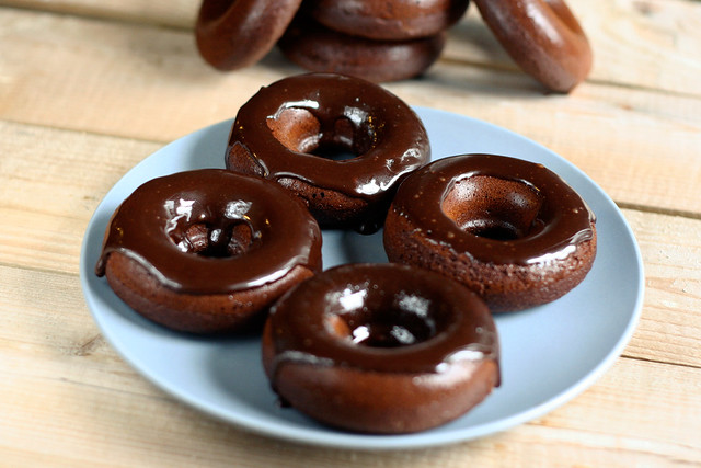 Gluten-Free + Diary-Free Chocolate Donuts