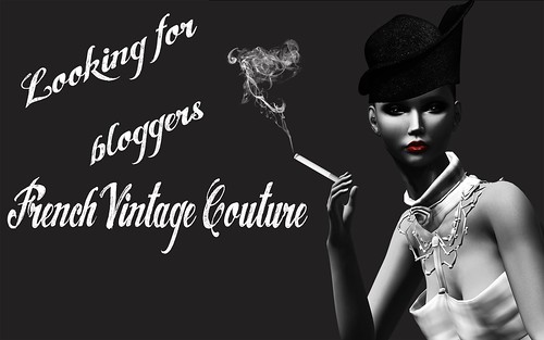 French Vintage Couture looking for bloggers