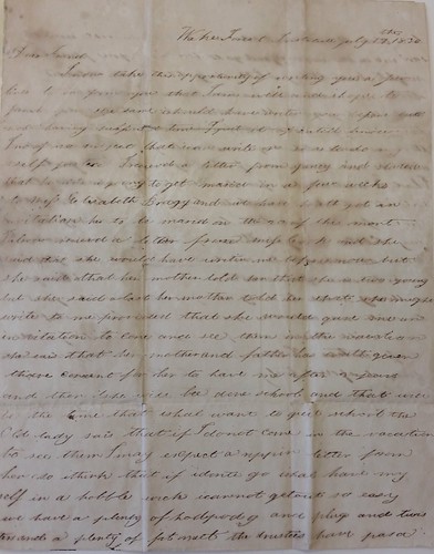 William F. Higson Letter 1836