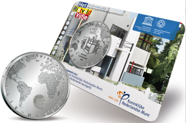 5 EURO COIN NETHERLANDS 2013 - RIETVELD SCHRÖDER HOUSE