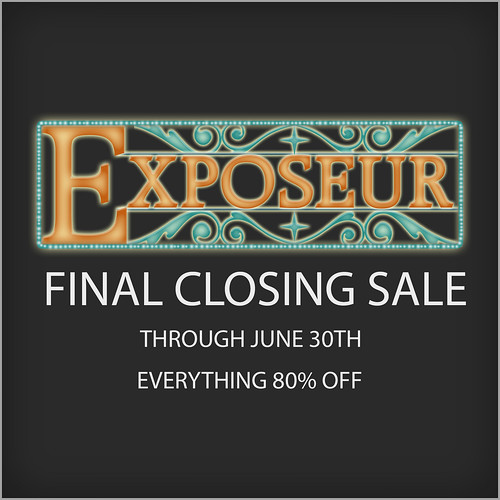 exposeur closing sale