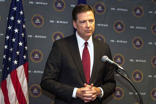 Join us as we play the clip from yesterday's press conference by FBI director James Comey. Listen LIVE at http://ift.tt/1NtUC1A