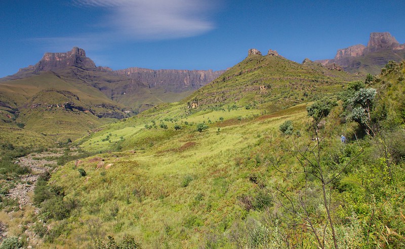 Por el norte de SUDÁFRICA. Montañas, playas, fauna y sus gentes - Blogs de Sudáfrica - Drakensberg: Royal Natal NP. La belleza del Tugela Gorge Trail (10)