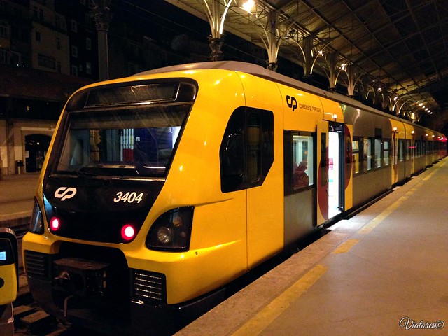 Porto Public transport. Subway train. Porto. Portugal
