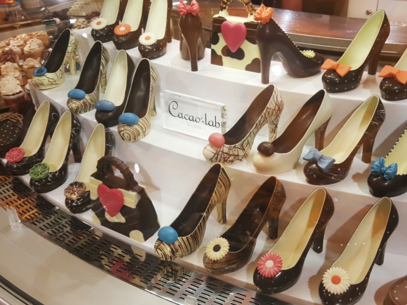 chocolate shoes